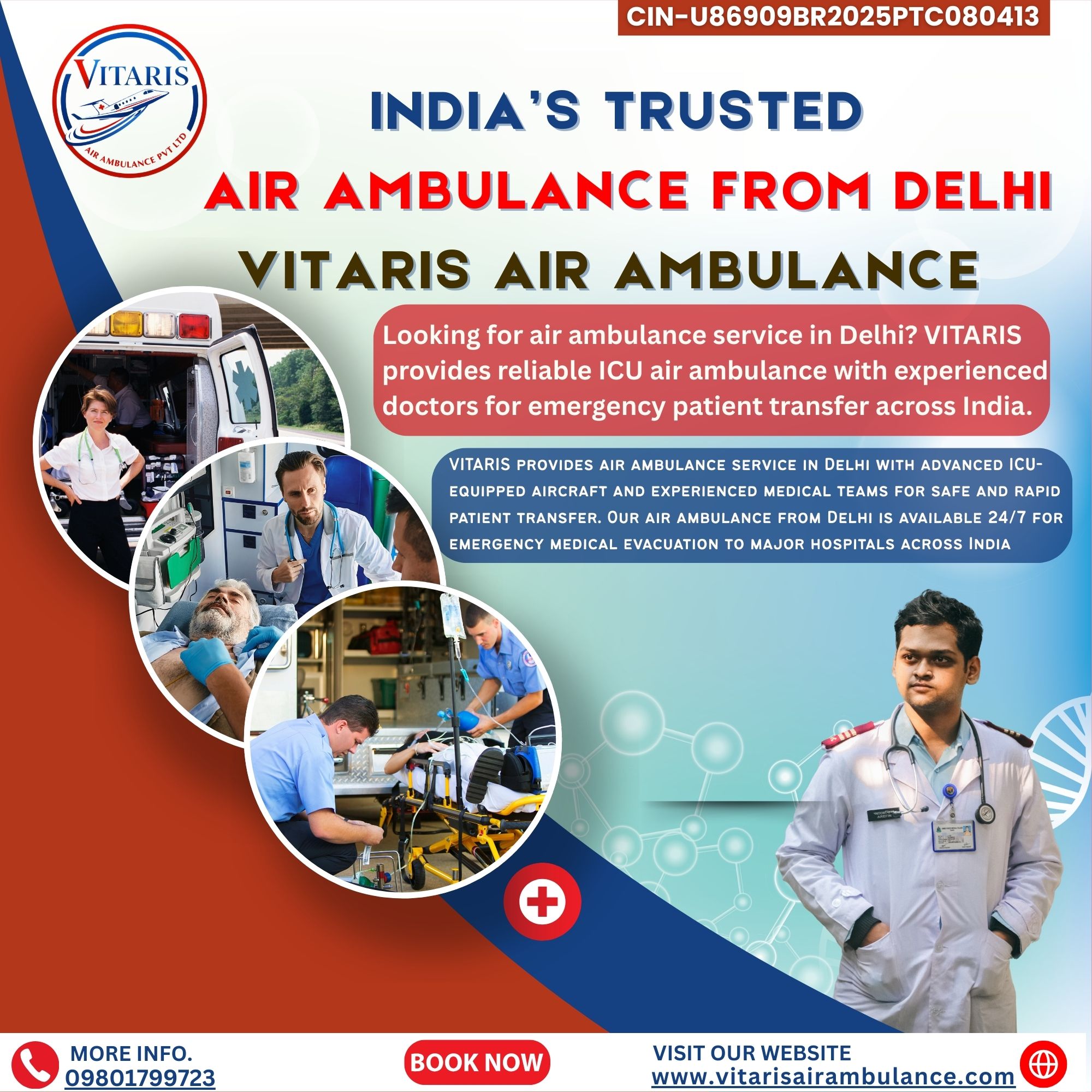Air Ambulance Service in Delhi